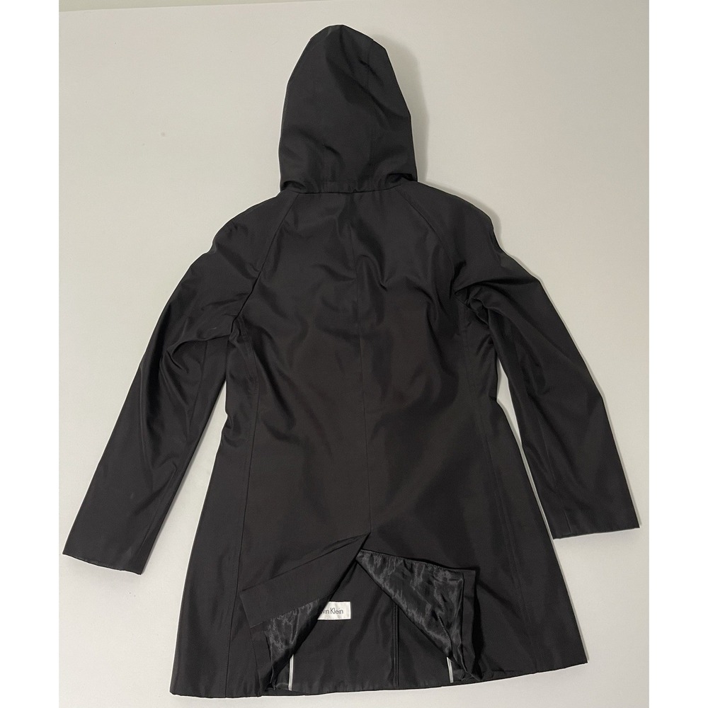 Calvin Klein Women's Soft Shell Jacket in‎ Black Large Mid Length - Picture 8 of 8